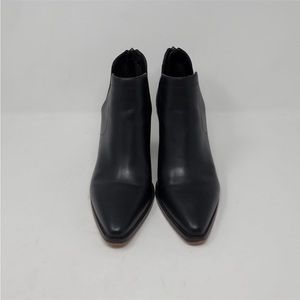 Vince Camuto Doralli Black Leather Booties Size 7.5
